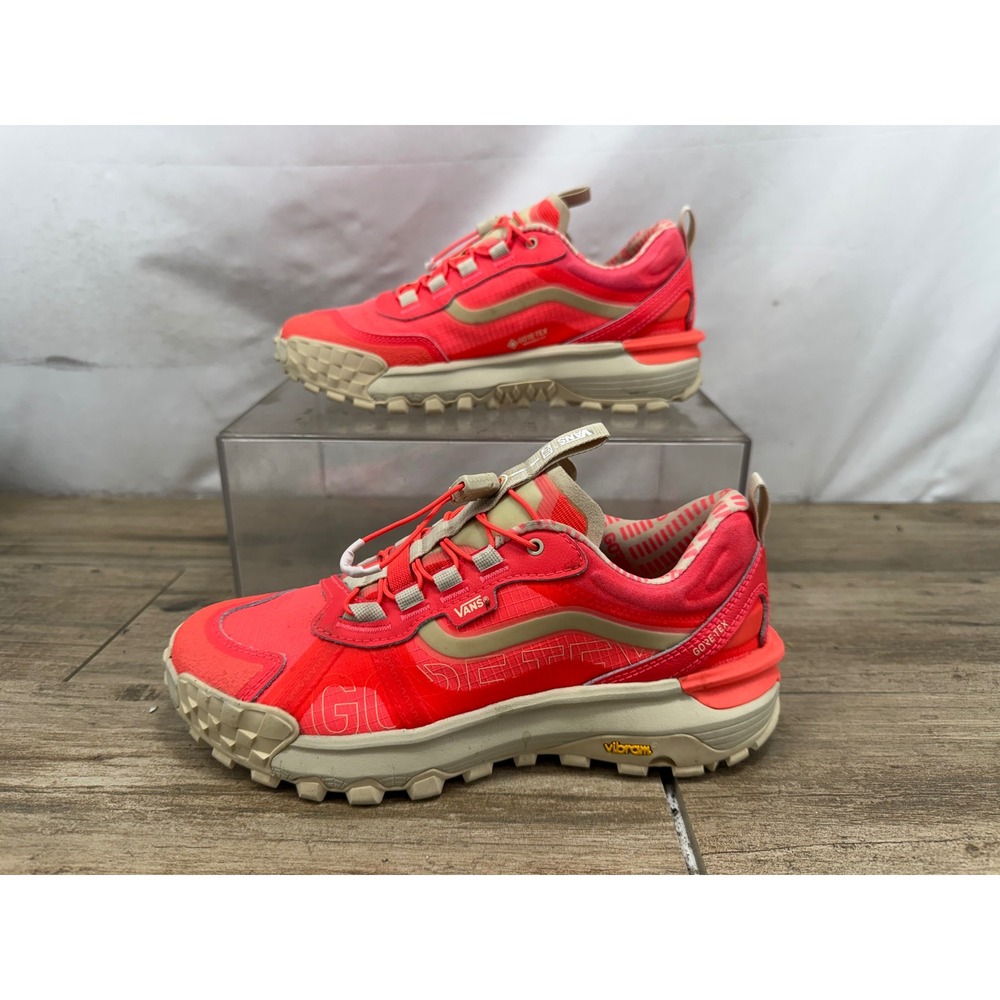 Vans UltraRange EXO Hi MTE-3 GORE-TEX Red Tan Vibram Trail Shoes Womens 7